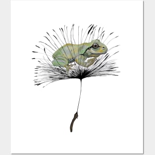 Frog in a Seed Posters and Art